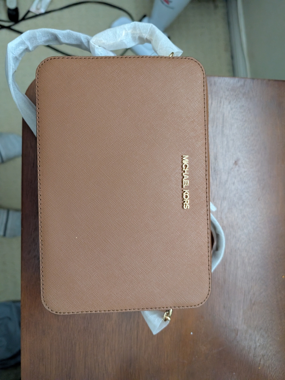 Michael Kors Women's Tan Crossbody Bag